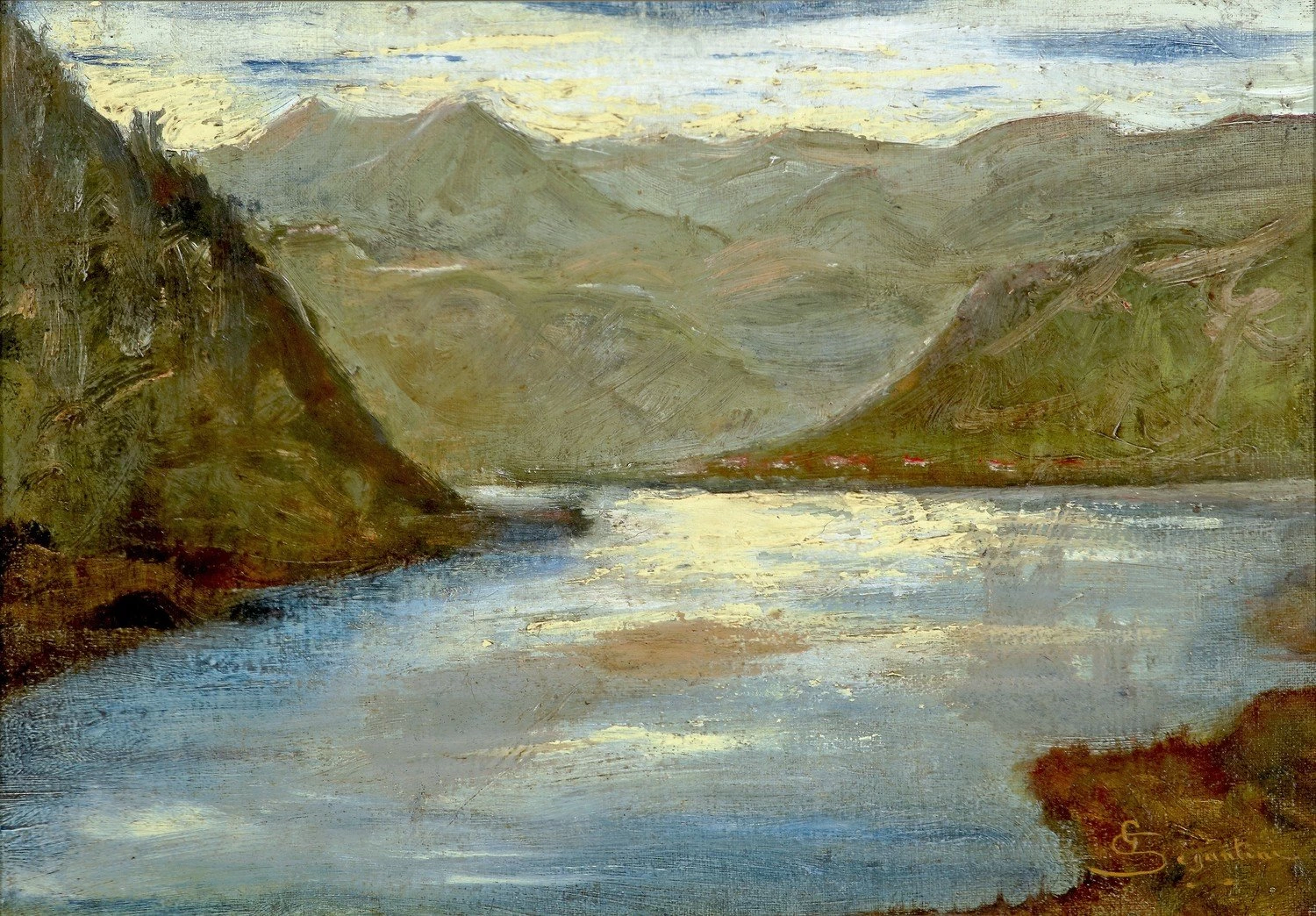 Lago di Lecco - Pinacoteca cantonale Giovanni Züst, Rancate (Mendrisio) Canton Ticino